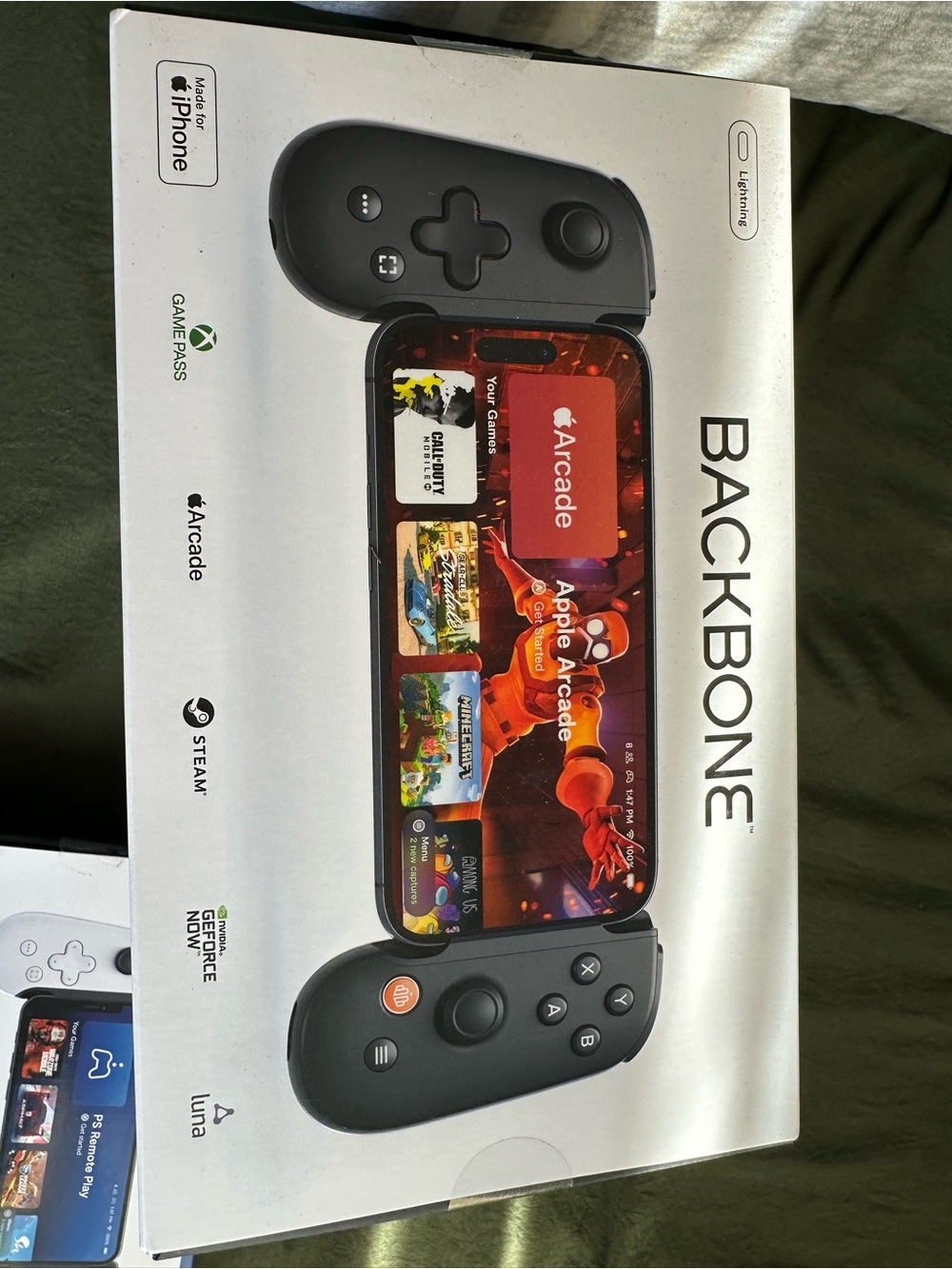 (7) Lightning Backbone bundle! 6 for XBox and 1 for PlayStation!